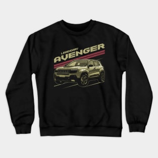 Jeep Avenger Jeep car trailcat Crewneck Sweatshirt